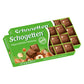 Schogetten Alpine Milk Chocolate with Hazelnuts Bar, 100g/3.52oz, Pack of 2