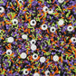 1 Bottle Candy Eyeballs Eyes Soft Jimmies Cake Cupcake Toppers Cookie Decorations Edible Holiday Sprinkles Mix for Halloween Cak