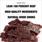 Old Trapper Beef Jerky, Peppered, 8 Ounce Pack, 11g Protein, Zero Fat, Spicy Meat Snack