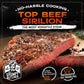Grumpy Butcher Thick Juicy Variety Grill Christmas Gift For Dad – 2 Sirloin Steaks (6 Oz), 2 Jumbo Wagyu Burger Patties (8 Oz), 4 Big Wagyu Beef Hot Dogs (3 Oz) – Steak Meat Gift Basket Assortment