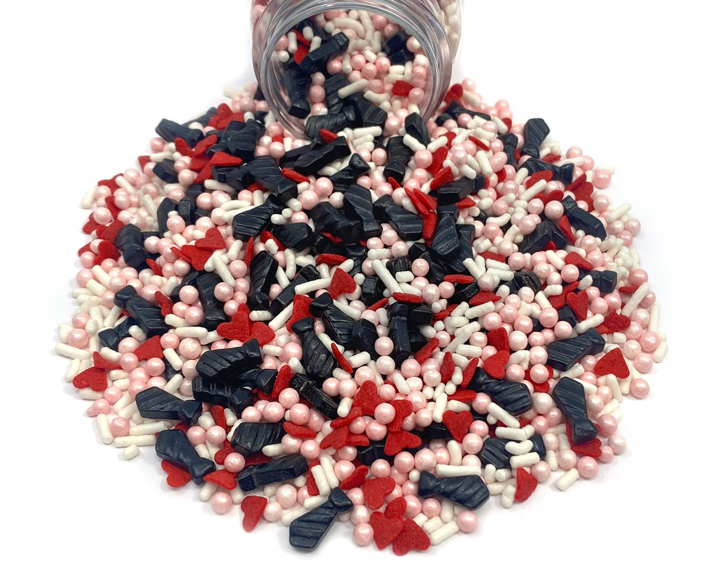 Mystic Sprinkles Wedding/Bridal Sprinkles Mixes (Date Night Sprinkle Mix 3.9Oz)