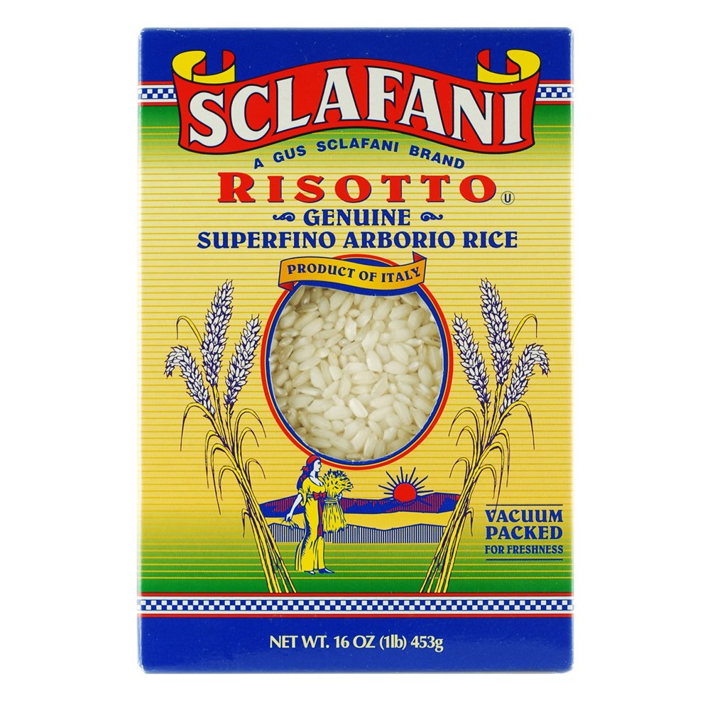 Risotto - Genuine Superfino Arborio Rice Twelve (12) Vacuum Packed 16 ounce pouches