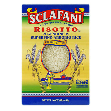 Risotto - Genuine Superfino Arborio Rice Twelve (12) Vacuum Packed 16 ounce pouches