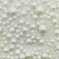 Edible White Sugar Pearls Sprinkles Candy Mix Size Pearls Cake Decorations Cupcake Toppers Cookie Decorating Perfect For Wedding
