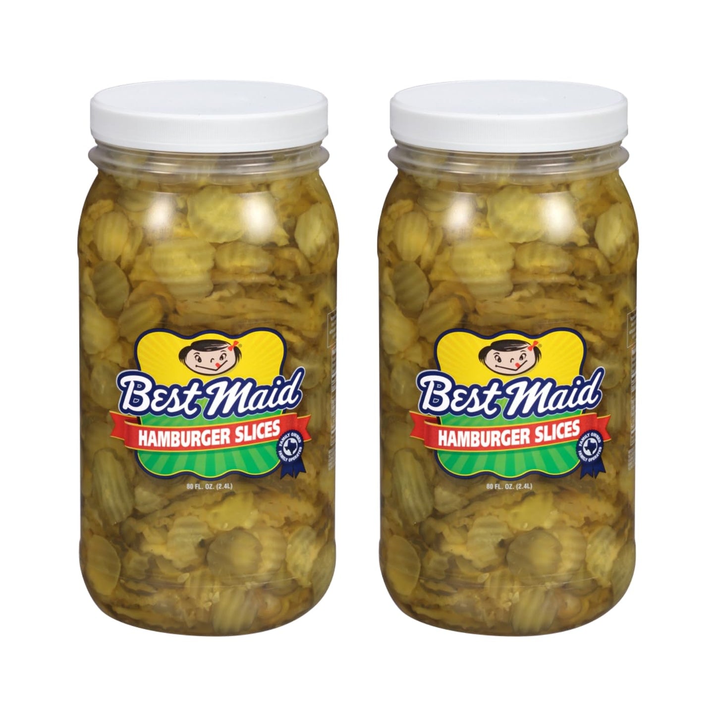 Best Maid Hamburger Slices 80Oz Pickles (2 Pack)