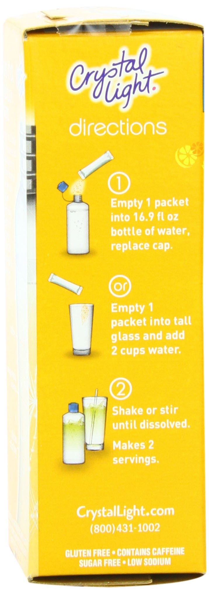 Crystal Light On The Go Energy Citrus, 10 Count (Pack Of 12) - Packaging May Vary