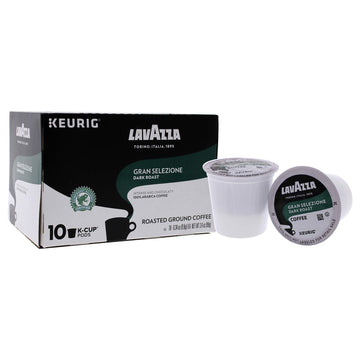 Gran Selezione Dark Roast Ground Coffee Pods By Lavazza - 10 X 0.34 Oz Coffee