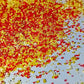 Edible Sanding Sugar Sprinkles For Cookie Decorating, Sugar Sprinkle Mix For Celebration Cakes, Cupcakes, Cookies, 3Oz (Red&Gold
