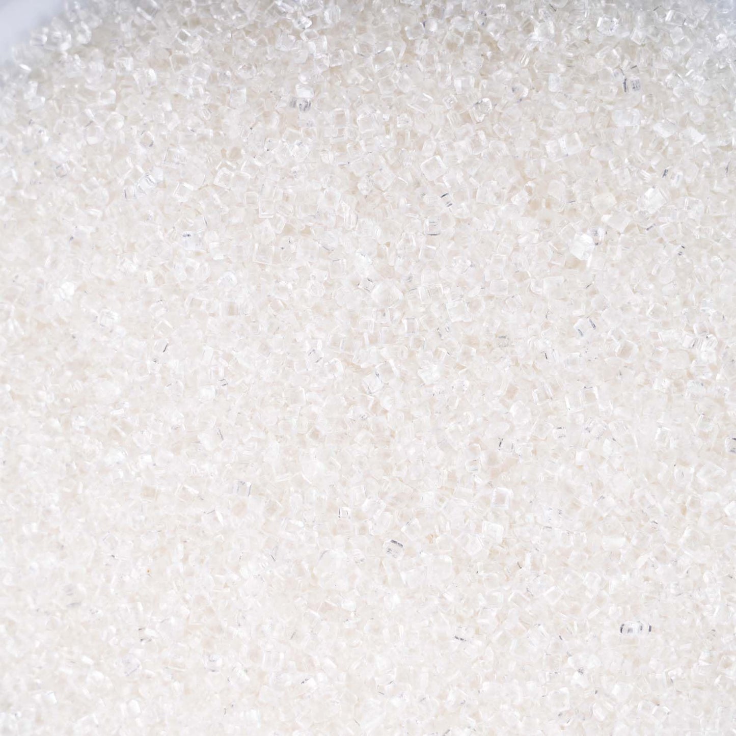 Kasvan White Sanding Sugar Sprinkles - Edible Sugar Crystals, Baking Cake Decorations, Ice Cream Toppings Cupcake Decorating, We