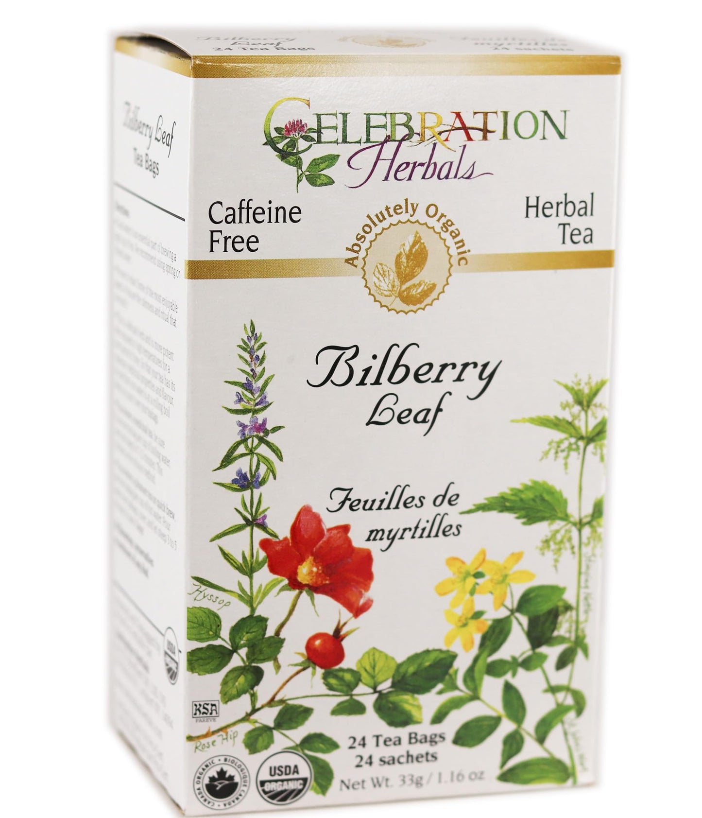 Celebration+Herbals+Teabags+Herbal+Tea+Bilberry+Leaf+Organic%2C+24+Bags
