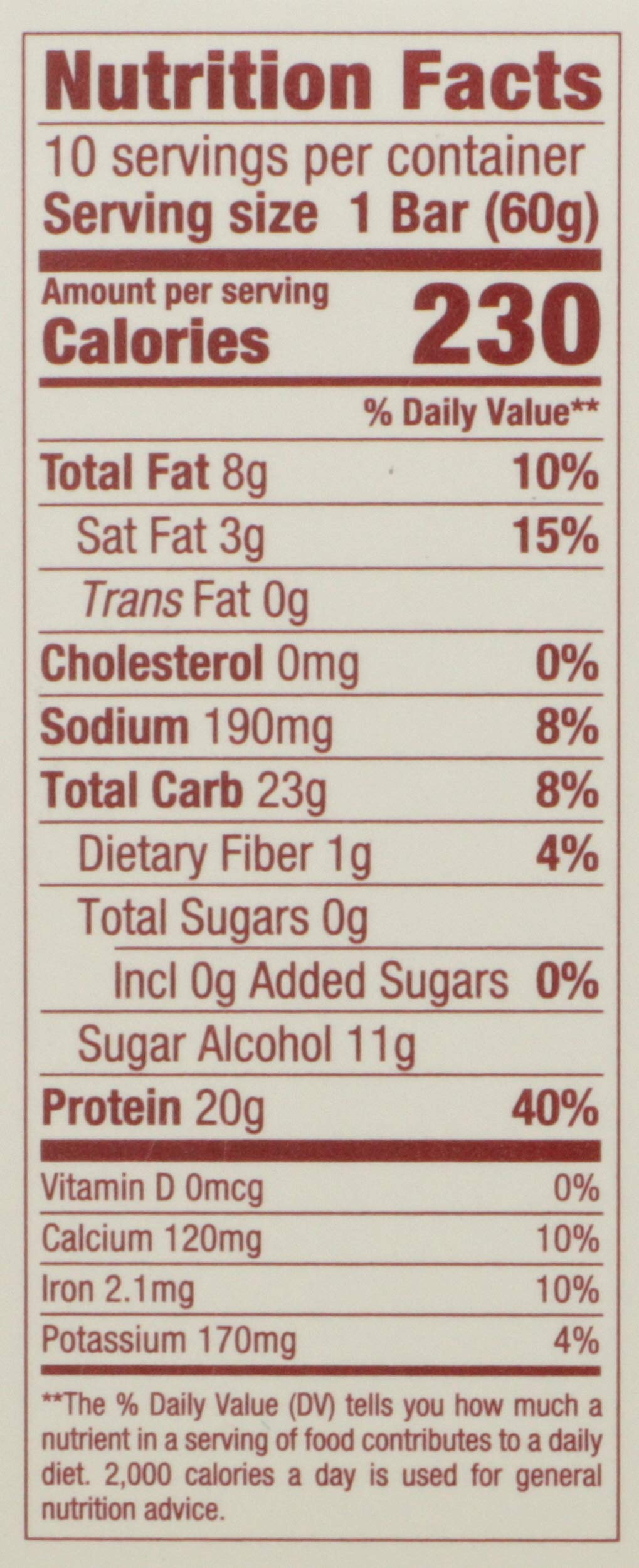 Think! Protein Bars, High Protein Snacks, Gluten Free, Sugar Free Energy Bar With Whey Protein Isolate, Brownie Crunch, Nutrition Bars Without Artificial Sweeteners, 2.1 Oz (10 Count)