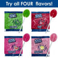 Munchique Jolly Flat Lollipops - 250 Count - Watermelon, Pink Lemonade, Green Apple, Cherry - Individually Wrapped Candy for Events