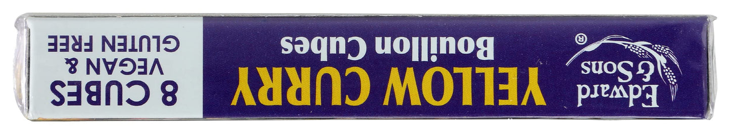 Edward & Sons Yellow Curry Bouillon Cubes, 2.9 Oz