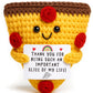 Mini Thank You Gifts For Women Coworker Teacher Appreciation Handmade Crochet Pizzas For Office Farewell Birthday Gifts For Colleague Friend Boss Christmas End Of Year Teachers White Elephant Gift