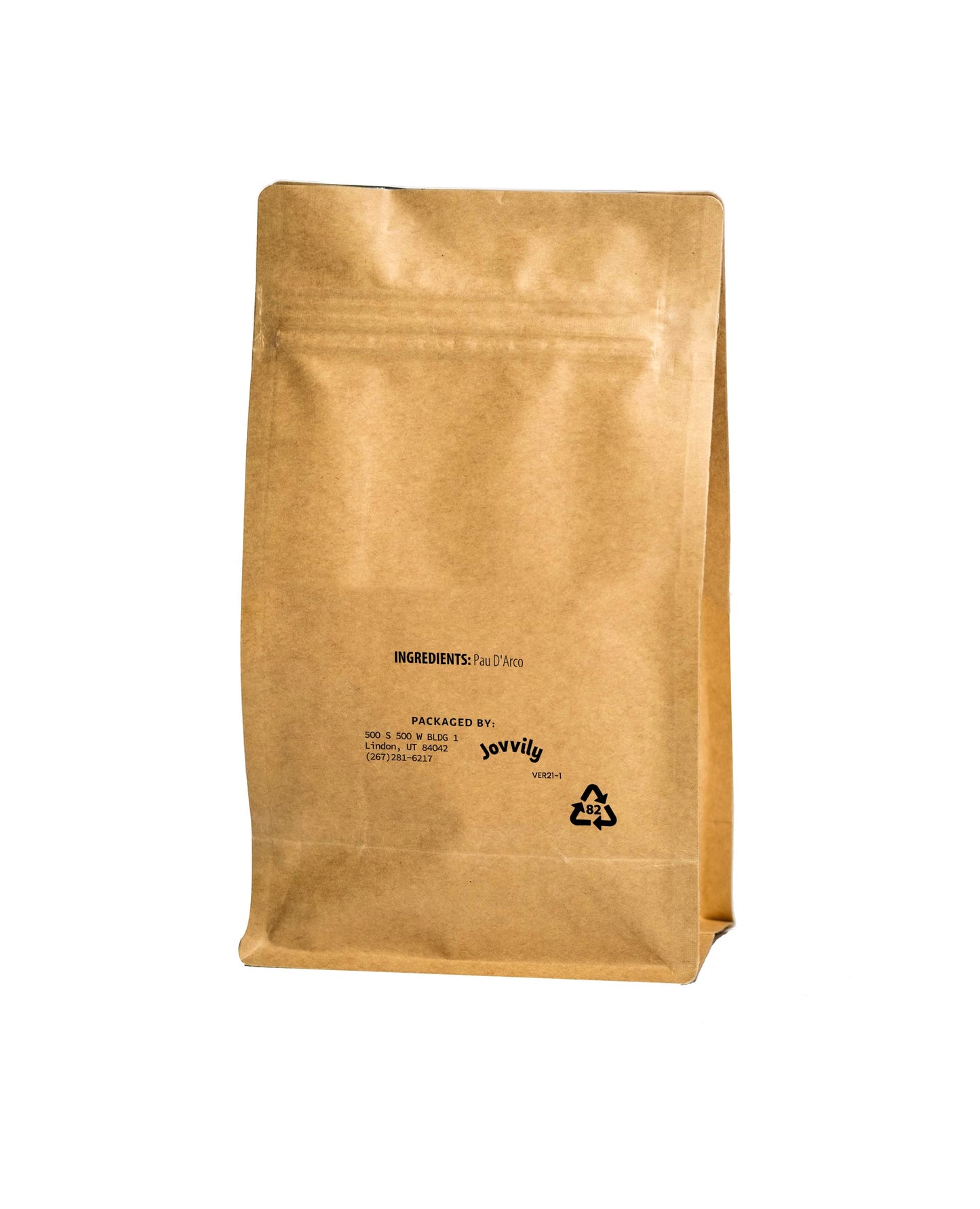 Jovvily Herbal Tea - Cut & Sifted Pau DArco - Caffeine Free - 4 Ounce