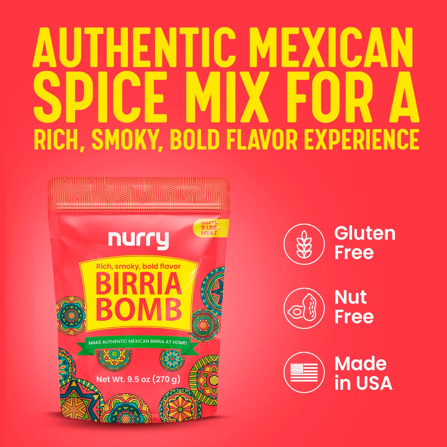 Birria   Balls - Authentic Mexican Spice Birria Mix for a Rich  Smoky  Bold Flavor Experience - 2 Birria  s Per Pack - Cooks up to 9 lbs (4 kg) Meat - Just Add Water And Meat of Your Choice