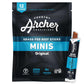Country Archer Mini Beef Jerky Sticks - Grass Fed Beef Sticks Individually Wrapped, Mini Beef Sticks Bulk, Beef Jerky Snack Pack