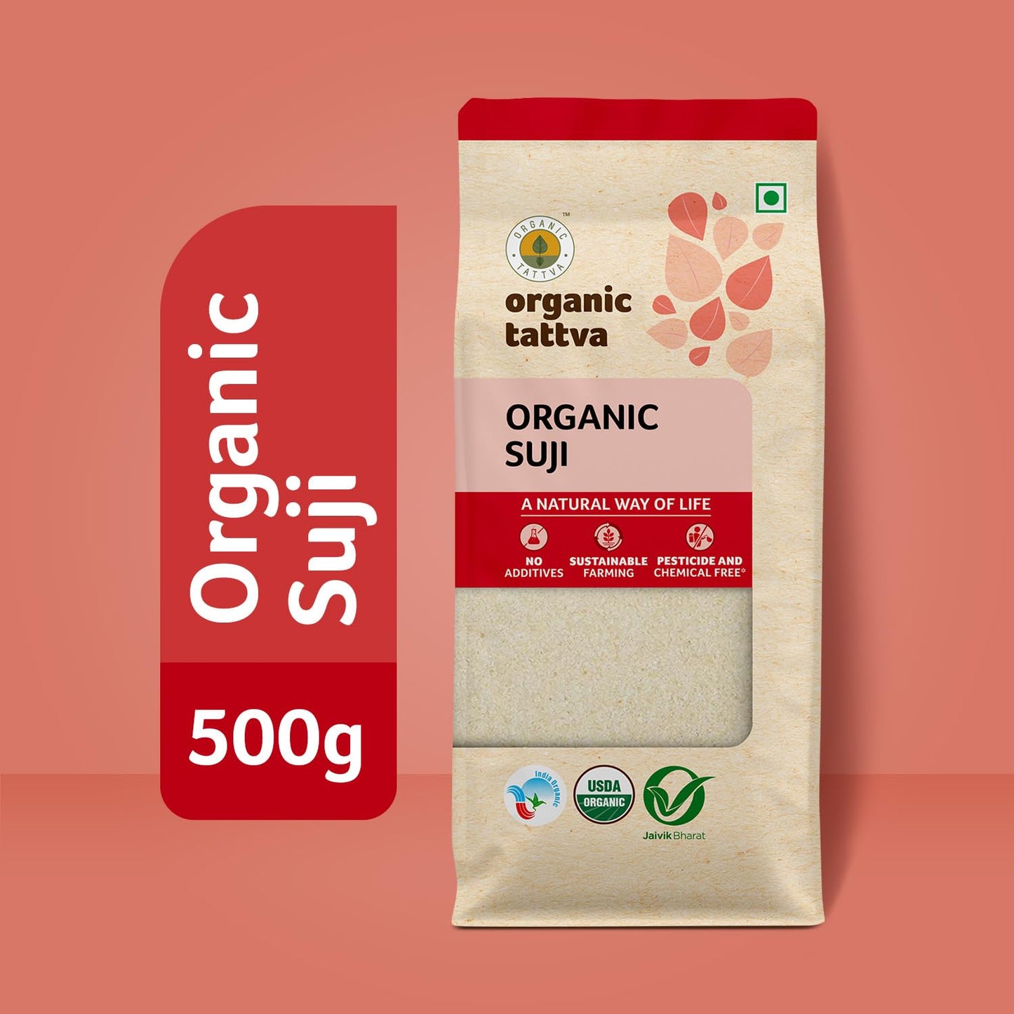 Organic Tattva Suji, 500G