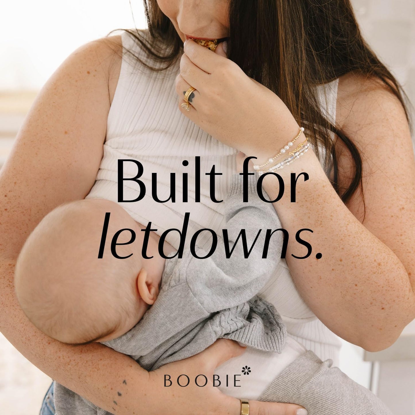 Boobie Lactation Cookies, Brownie Fudge | Vegan, Gluten-Free, Dairy-Free, Soy-Free Plant-Based Protein + Prebiotics | 5g Sugar,