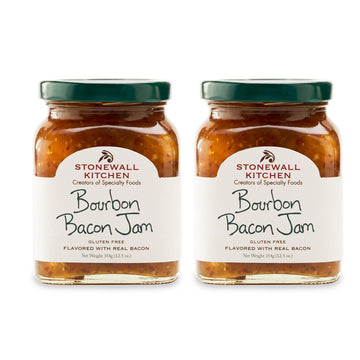 Stonewall Kitchen Bourbon Bacon Jam, 12.5 oz, Pack of 2, Gold