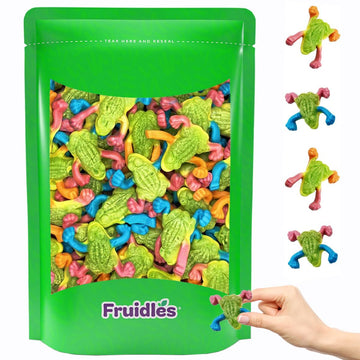 Tropical Frogs Gummi Candy, Delicious Assorted Colors & Fruit Flavors Gummies (4.4 Pounds)