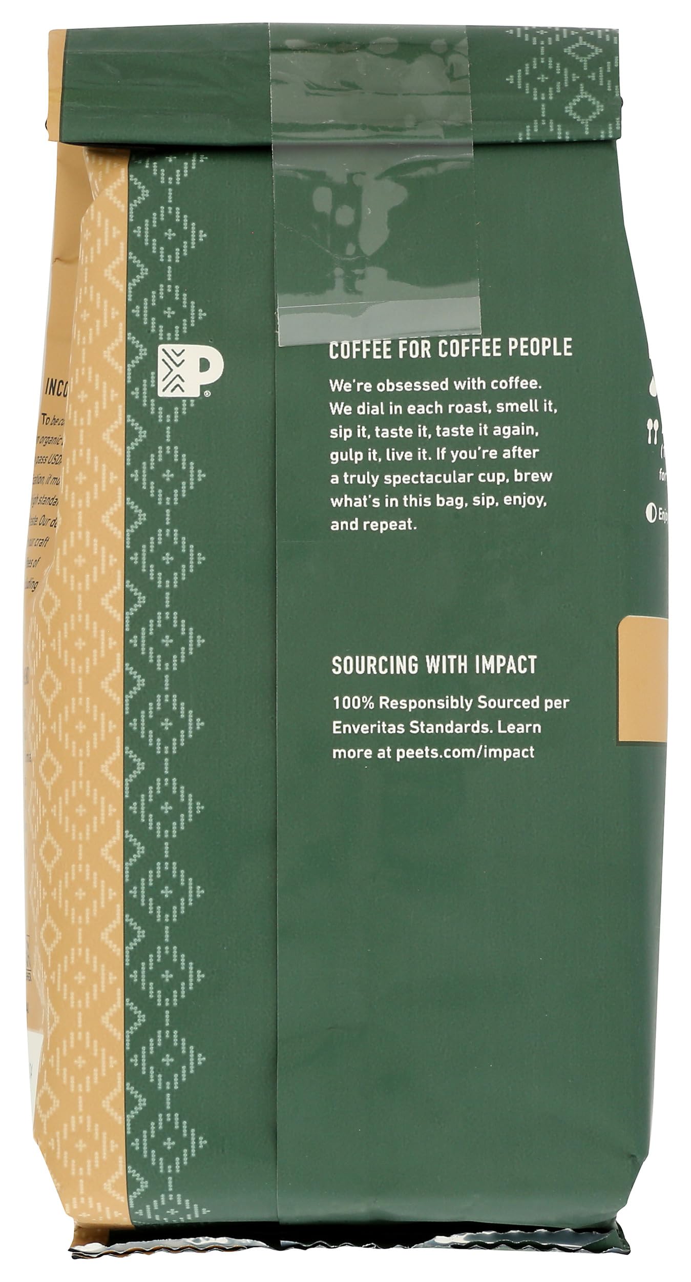 PeetS Coffee & Tea Organic Alameda Morning Blend Medium Roast Coffee  10.5 Oz