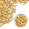 Dazzjoy Gold Rods Sprinkles, Edible Sugar Sprinkles, 120g/4.23oz, Cupcake Toppers, Cake Decorations, Ice Cream, Wedding Party Va