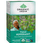ORGANIC INDIA Tulsi Peppermint Herbal Tea - Stress Relieving, Immune Support - 18 Count (Pack of 1)