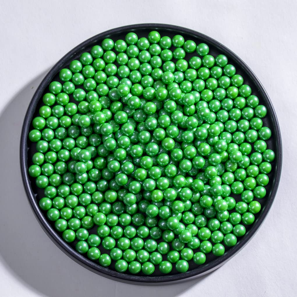 Dark Green Sprinkles Edible Pearls,Cake Sprinkles 130g 4.6OZ,Cookie Sprinkles,Sugar Pearl, Edible Candy Pearls for Cake Cupcake