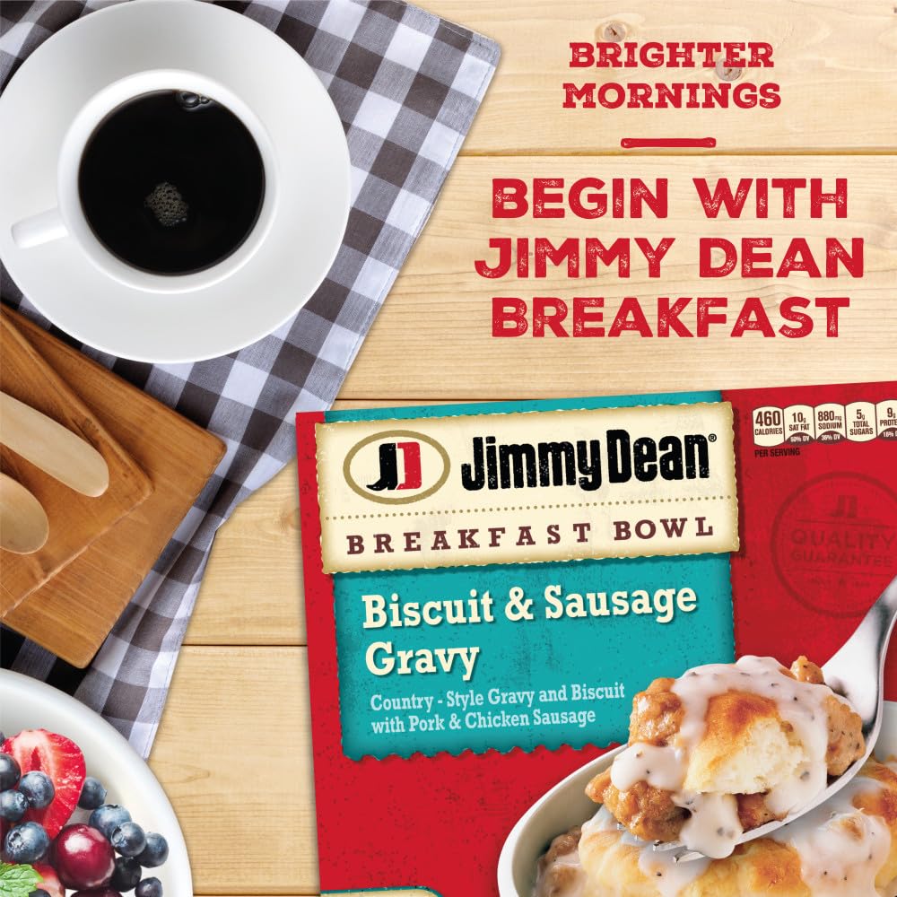 Jimmy Dean Biscuit & Sausage Gravy Breakfast Bowl, 9 oz.