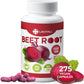 Beet Root Extract Capsules No Gluten, No Sugar, Vegan Capsules, High Concentrated Herbal Beet Root Extract.