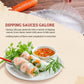 52USA Rice Paper, Gluten-Free Wonton Wrappers, Vegan, Low Carb, 34 Sheets, Round 22cm, Pack of 1