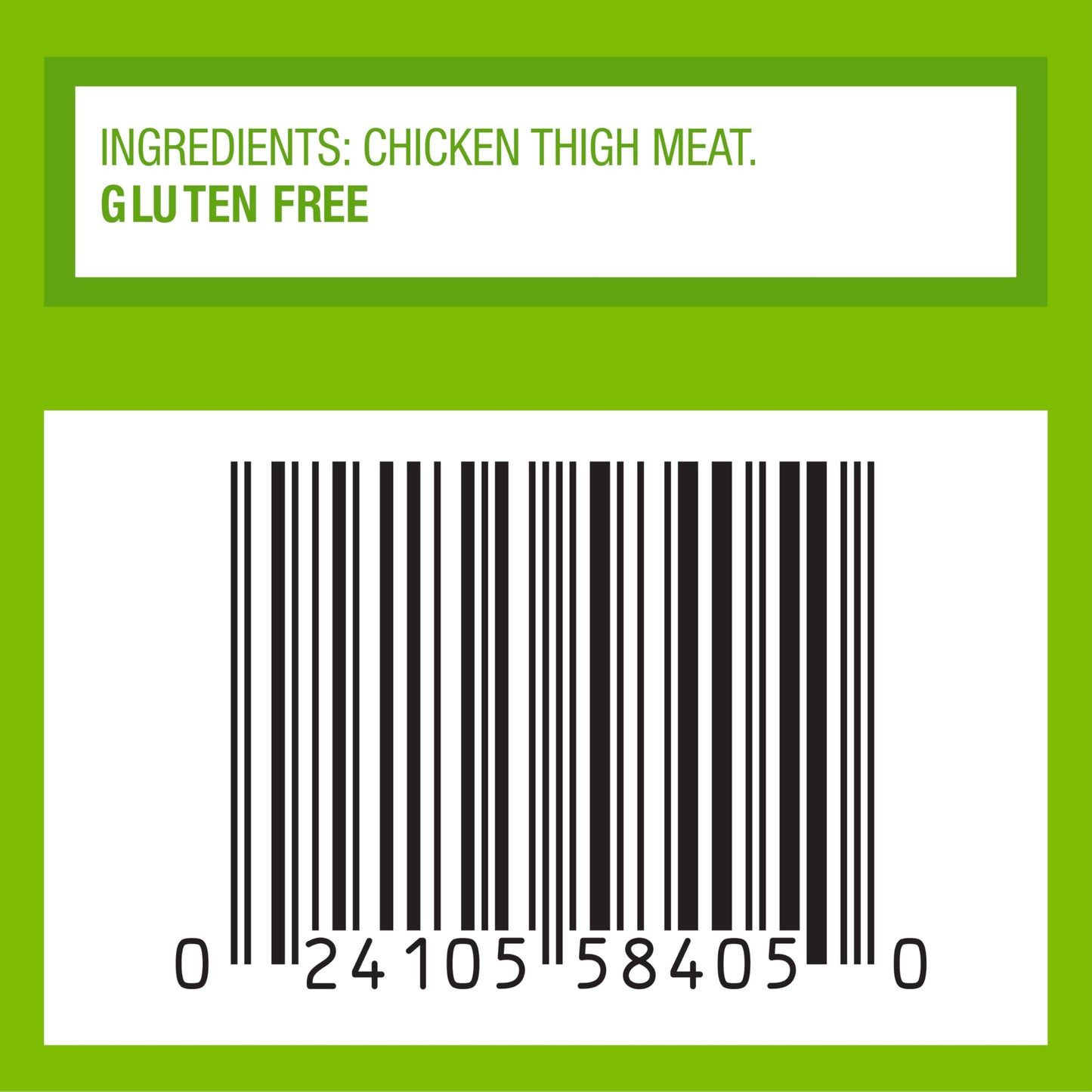 Just Bare All Natural Fresh Chicken Thighs | Family Pack | No Antibiotics Ever | Bone-In | 2.25 LB