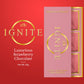 Ignite Chocolate Bars - Enhanced Strawberry Flavor Chocolate Squares For Couples - 60% Cocoa, Vegetarian - Crafted With Selected Ingredients For A Delightful Experience - Ideal For Men & Women