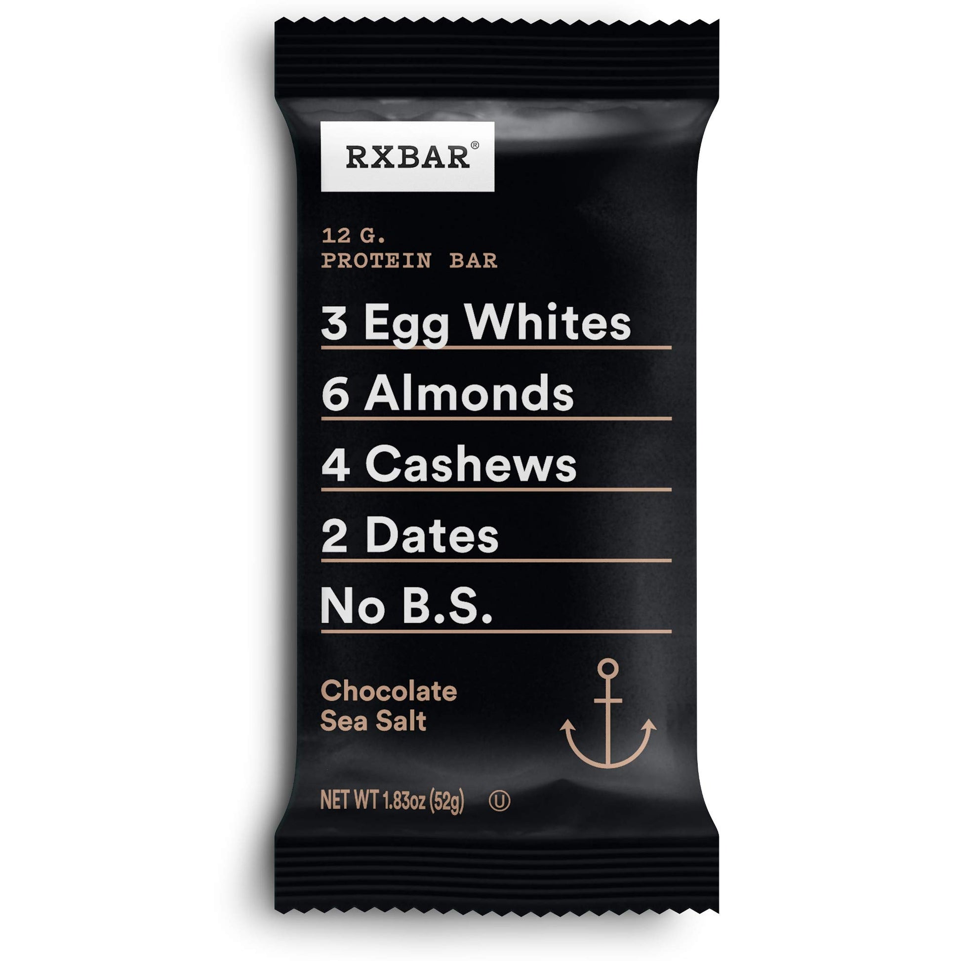 Rxbar, Whole Food Protein Bar, Chocolate Sea-Salt, 1.8 Oz