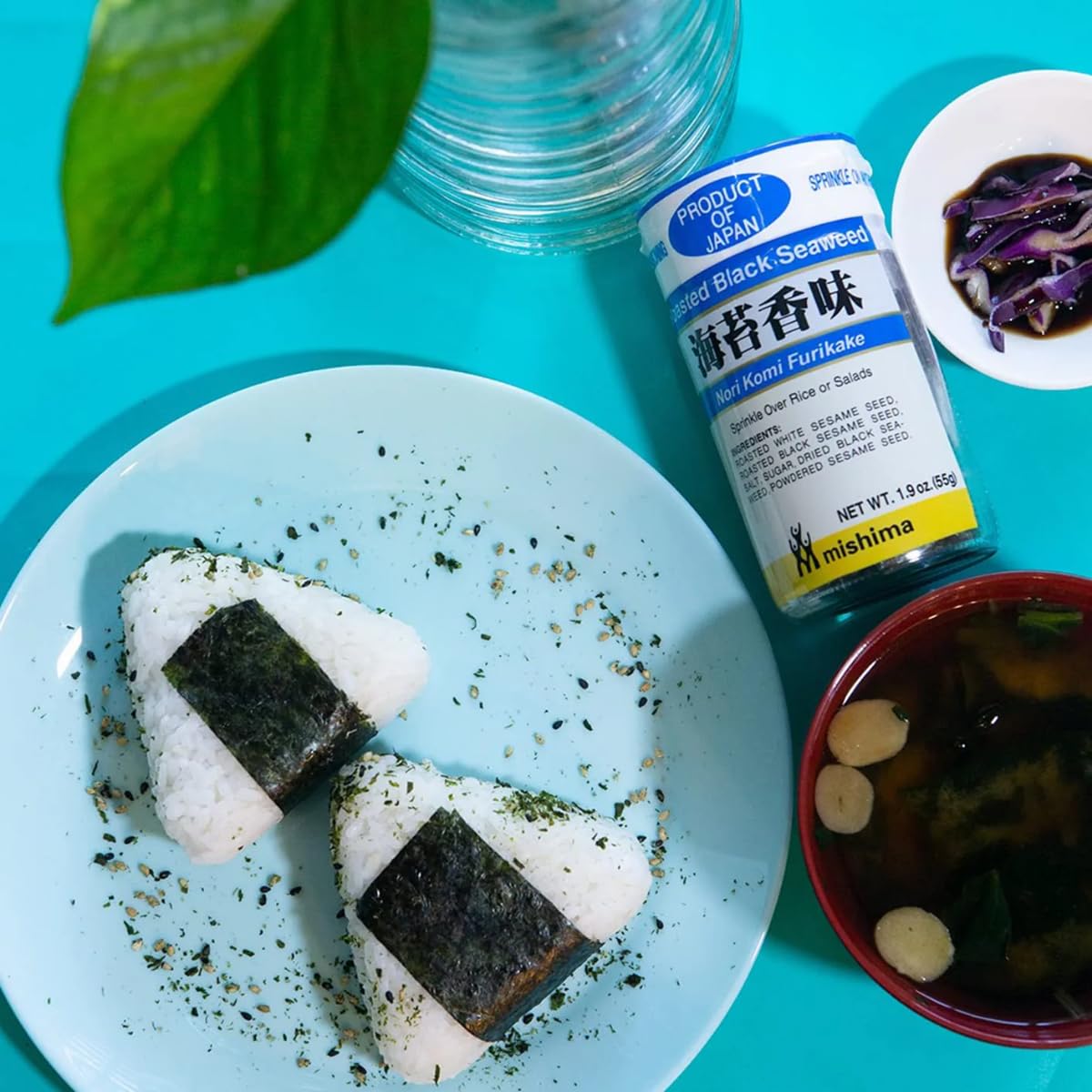 Japanese Furikake Seasoning, Nori Komi, Seto Fumi, Ajinori : Blend Of Seaweed, Dried Bonito, Roasted Sesame Seed, And Egg Flakes