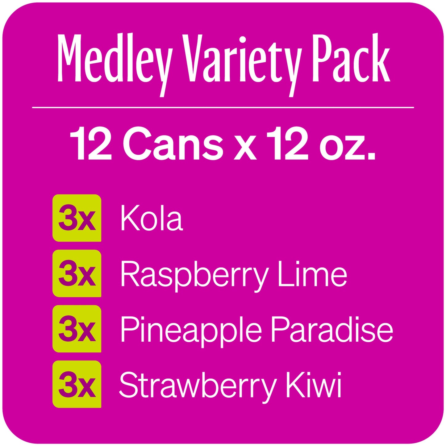 Zevia Zero Calorie Energy Drink Variety Pack, 12 Ounce Cans, 4 Flavors, Pack of 12, Clear
