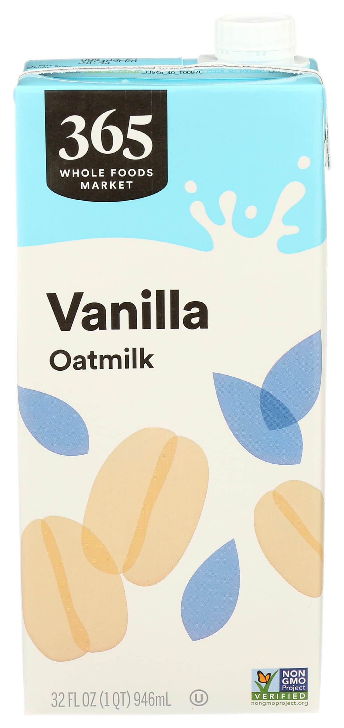 365 by Whole Foods Market Vanilla Oatmilk, 32 Fl Oz, Pack of 1, Non-Dairy Alternative