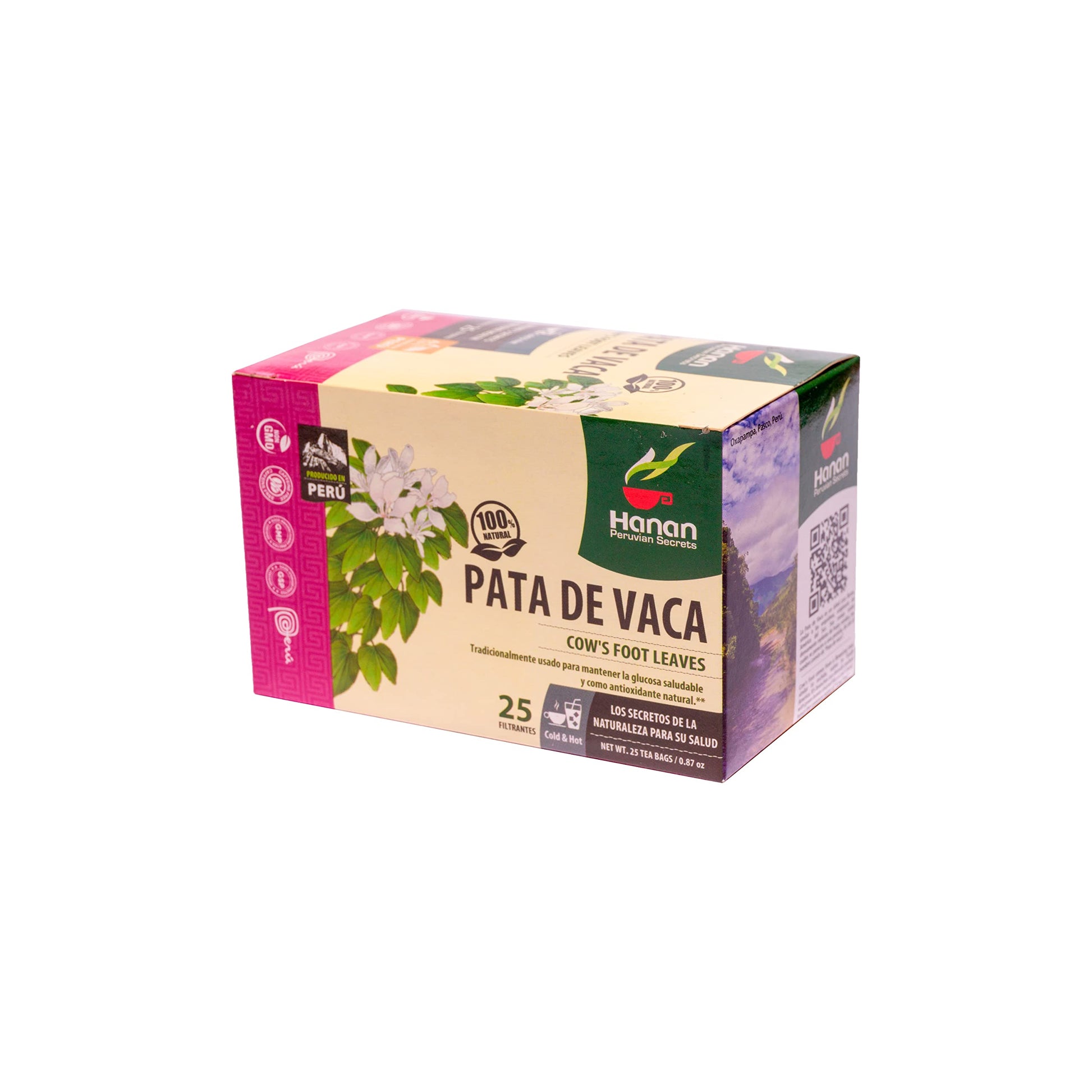 Hanan Peruvian Secrets Cow'S Foot (Pata De Vaca) Tea | 100% All-Natural Bauhinia Forficata From Peru Traditionally Used To Promo