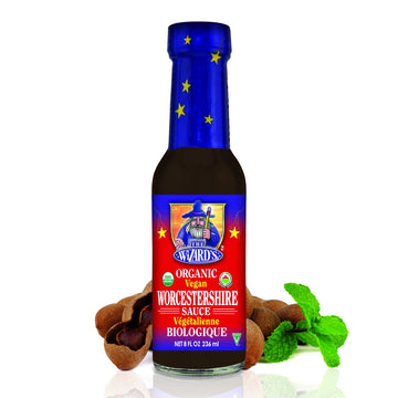 The Wizards Organic Vegan Worcestershire Sauce - Organic Worcestershire Sauce, Vegetarian Worcestershire Sauce, Vegan Fish Sauce