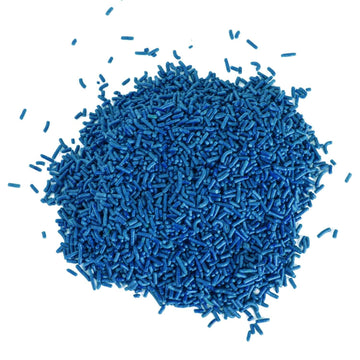 Blue Sprinkles Bulk - 1.6 Pounds - Royal Blue Jimmies - Blue Sprinkles For Baking - Dark Blue Baby Shower Sprinkles - For Ice Cream, Cake Decorating, Cupcakes, Cakepops - Blue Dessert Toppings