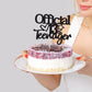Gyufise Black Glitter 13 Official Teenager Cake Topper 13Th Birthday Cake Topper For 13Th Birthday Party Decoration Supplies