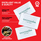 Stock Your Home Bulk Sugar Packets - 500 Count Individual Servings for Coffee & Tea, White