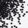 Bayep Edible Pearls for Cake Decorating 10mm Black Sprinkles for Cookies, Baking, Ice Cream, Cupcake Topper Pearl Sprinkles Perf
