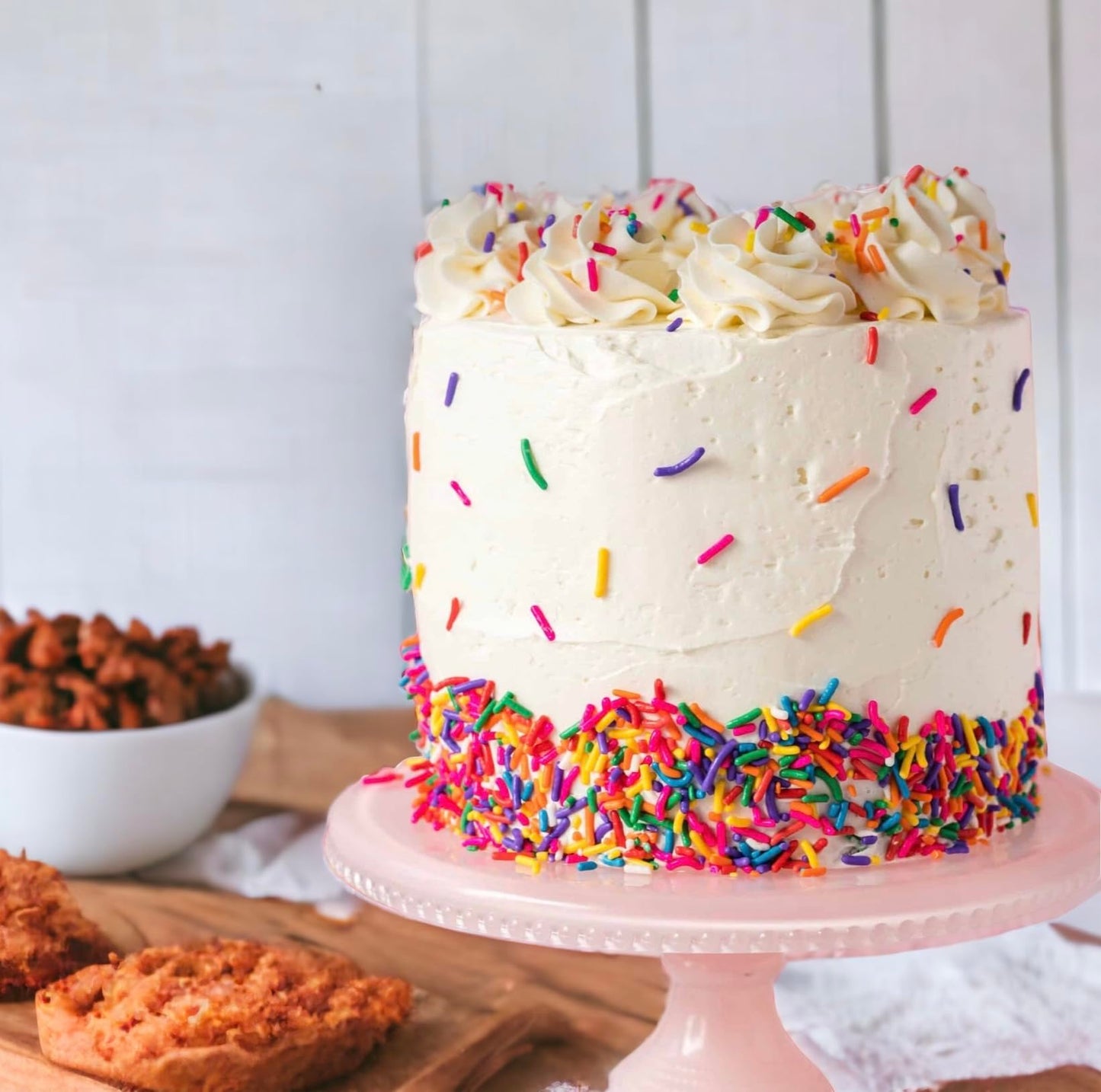 Rainbow Sprinkles-Dairy Free, Gluten-Free, Egg Free, Vegan, Soy Free, Nuts Free, Kosher, Sprinkle Medley Mix, For Baking, Decora