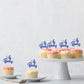 24Pcs Baseball Oh Baby Cupcake Toppers Glitter Sport Baseball Theme Babyshower Oh Baby Cupcake Picks For Baseball Theme Babyshow
