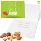 Nut Cravings Gourmet Collection - Get Well Soon Dried Fruit & Nuts Tower Gift Basket With Get Well Soon Ribbon (12 Assortments)