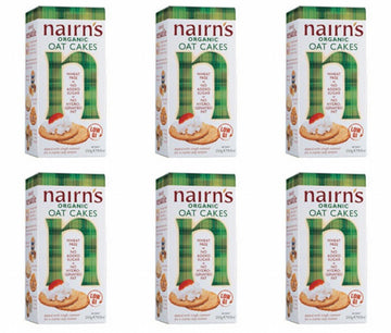 Nairn'S Organic Oat Cake Crackers, 8.8-Ounce Boxes (Pack Of 6)