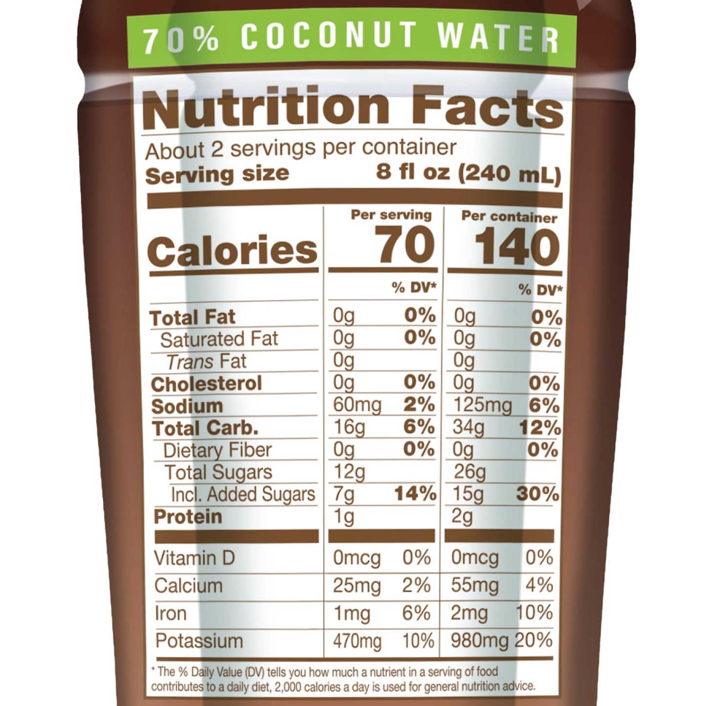 Zico Chocolate Coconut Water, Dairy-Free, Plant-Based, Tastes Like Chocolate Milk, 16.9 Fl Oz (Pack Of 12)
