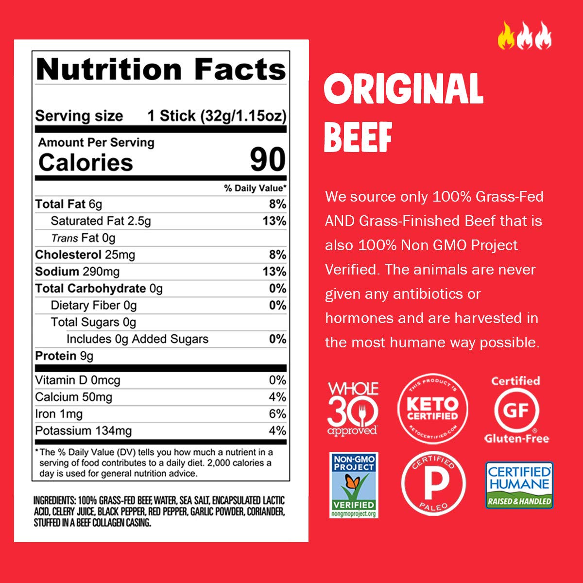 Chomps Variety Trial Pack  Grass Fed and Free Range Beef & Turkey Sticks  8 Flavor Pack - Keto  Paleo  Whole30